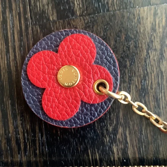 Louis Vuitton Empreinte Blooming Flowers Card Case Key Case Wallet Marine Rouge - Picture 7 of 16